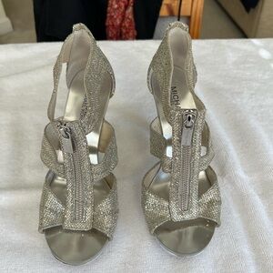 Michael Kors Women's Silver Sandals